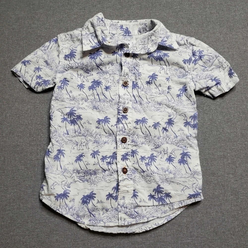 Sonoma Dinosaur Button Down‎ Top